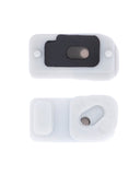 Replacement Flash Light / Power Flex Bracket With Microphone Mesh Compatible with Apple iPhone 12 Pro (10 Pack)