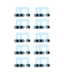 Replacement Loudspeaker / Mic Mesh Compatible with Apple iPhone 12 Mini (White) (10 Pack)