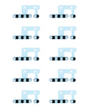 Replacement Loudspeaker / Mic Mesh Compatible with Apple iPhone 12 / 12 Pro (White) (10 Pack)