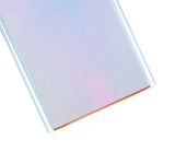 Replacement Back Cover Glass With Camera Lens Compatible with Samsung Galaxy Note 10 (No Logo) (Aftermarket Plus) (Aura Glow / Silver)