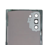 Replacement Back Cover Glass With Camera Lens Compatible with Samsung Galaxy Note 10 (No Logo) (Aftermarket Plus) (Aura White)