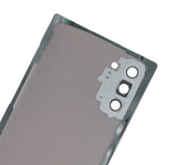 Replacement Back Cover Glass With Camera Lens Compatible with Samsung Galaxy Note 10 (No Logo) (Aftermarket Plus) (Aura Pink)