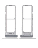 Replacement Dual Sim Card Tray Compatible with Samsung Galaxy Note 10 (Aura White)