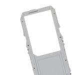 Replacement Single Sim Card Tray Compatible with Samsung Galaxy Note 10 (Aura Glow / Silver)