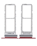 Replacement Dual Sim Card Tray Compatible with Samsung Galaxy Note 10 (Aura Red)