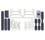 Replacement Hard Buttons (Power / Volume / Switch) Compatible with Apple iPhone 12 Mini (Black)