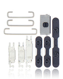 Replacement Hard Buttons (Power / Volume / Switch) Compatible with Apple iPhone 12 Mini (Black)