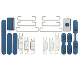 Replacement Hard Buttons (Power / Volume / Switch) Compatible with Apple iPhone 12 Mini (Blue)