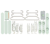 Replacement Hard Buttons (Power / Volume / Switch) Compatible with Apple iPhone 12 Mini (Green)