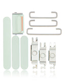 Replacement Hard Buttons (Power / Volume / Switch) Compatible with Apple iPhone 12 Mini (Green)