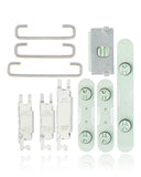 Replacement Hard Buttons (Power / Volume / Switch) Compatible with Apple iPhone 12 Mini (Green)