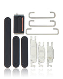 Replacement Hard Buttons (Power / Volume / Switch) Compatible with Apple iPhone 12 (Black)