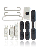 Replacement Hard Buttons (Power / Volume / Switch) Compatible with Apple iPhone 12 (Black)