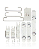 Replacement Hard Buttons (Power / Volume / Switch) Compatible with Apple iPhone 12 (White)