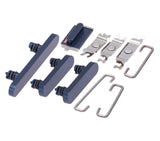 Replacement Hard Buttons (Power / Volume / Switch) Compatible with Apple iPhone 12 (Blue)