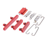 Replacement Hard Buttons (Power / Volume / Switch) Compatible with Apple iPhone 12 (Red)