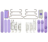 Replacement Hard Buttons (Power / Volume / Switch) Compatible with Apple iPhone 12 (Purple)