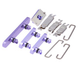 Replacement Hard Buttons (Power / Volume / Switch) Compatible with Apple iPhone 12 (Purple)