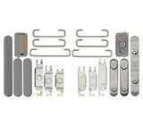 Replacement Hard Buttons (Power / Volume / Switch) Compatible with Apple iPhone 12 Pro / 12 Pro Max (Graphite)
