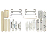 Replacement Hard Buttons (Power / Volume / Switch) Compatible with Apple iPhone 12 Pro / 12 Pro Max (Gold)
