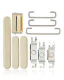 Replacement Hard Buttons (Power / Volume / Switch) Compatible with Apple iPhone 12 Pro / 12 Pro Max (Gold)