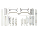 Replacement Hard Buttons (Power / Volume / Switch) Compatible with Apple iPhone 12 Pro / 12 Pro Max (Silver)