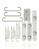 Replacement Hard Buttons (Power / Volume / Switch) Compatible with Apple iPhone 12 Pro / 12 Pro Max (Silver)