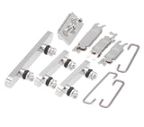 Replacement Hard Buttons (Power / Volume / Switch) Compatible with Apple iPhone 12 Pro / 12 Pro Max (Silver)