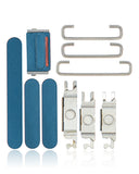 Replacement Hard Buttons (Power / Volume / Switch) Compatible with Apple iPhone 13 / 13 Mini (Blue)