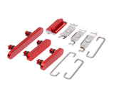 Replacement Hard Buttons (Power / Volume / Switch) Compatible with Apple iPhone 13 / 13 Mini (Red)