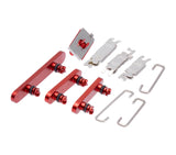 Replacement Hard Buttons (Power / Volume / Switch) Compatible with Apple iPhone 13 / 13 Mini (Red)