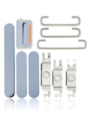 Replacement Hard Buttons (Power / Volume / Switch) Compatible with Apple iPhone 13 Pro / 13 Pro Max (Sierra Blue)