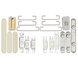 Replacement Hard Buttons (Power / Volume / Switch) Compatible with Apple iPhone 13 Pro / 13 Pro Max (Gold)