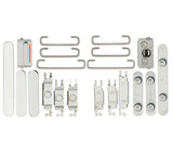 Replacement Hard Buttons (Power / Volume / Switch) Compatible with Apple iPhone 13 Pro / 13 Pro Max (Silver)
