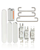 Replacement Hard Buttons (Power / Volume / Switch) Compatible with Apple iPhone 13 Pro / 13 Pro Max (Silver)