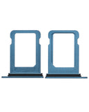 Replacement Single Sim Card Tray Compatible with Apple iPhone 13 Mini (Blue)
