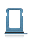 Replacement Single Sim Card Tray Compatible with Apple iPhone 13 Mini (Blue)