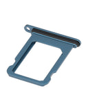 Replacement Single Sim Card Tray Compatible with Apple iPhone 13 Mini (Blue)