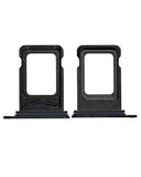 Replacement Dual Sim Card Tray Compatible with Apple iPhone 13 Pro / 13 Pro Max (Graphite)