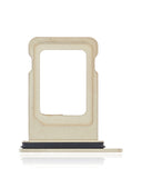Replacement Dual Sim Card Tray Compatible with Apple iPhone 13 Pro / 13 Pro Max (Gold)