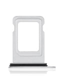 Replacement Dual Sim Card Tray Compatible with Apple iPhone 13 Pro / 13 Pro Max (Silver)