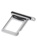 Replacement Dual Sim Card Tray Compatible with Apple iPhone 13 Pro / 13 Pro Max (Silver)