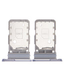 Replacement Dual Sim Card Tray Compatible with Samsung Galaxy S21 Ultra (Phantom Titanium)