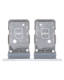 Replacement Dual Sim Card Tray Compatible with Samsung Galaxy S21 5G (Phantom White)