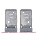 Replacement Dual Sim Card Tray Compatible with Samsung Galaxy S21 (Phantom Pink)