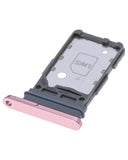 Replacement Dual Sim Card Tray Compatible with Samsung Galaxy S21 (Phantom Pink)