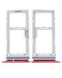 Replacement Dual Sim Card Tray Compatible with Samsung Galaxy S10 / S10 Plus (Cardinal Red)
