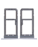 Replacement Dual Sim Card Tray Compatible with Samsung Galaxy S7 (Black Onyx)