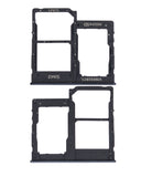 Replacement Dual Sim Card Tray Compatible with Samsung Galaxy A40 (A405 / 2019) (Black)