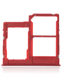 Replacement Dual Sim Card Tray Compatible with Samsung Galaxy A40 (A405 / 2019) (Red)